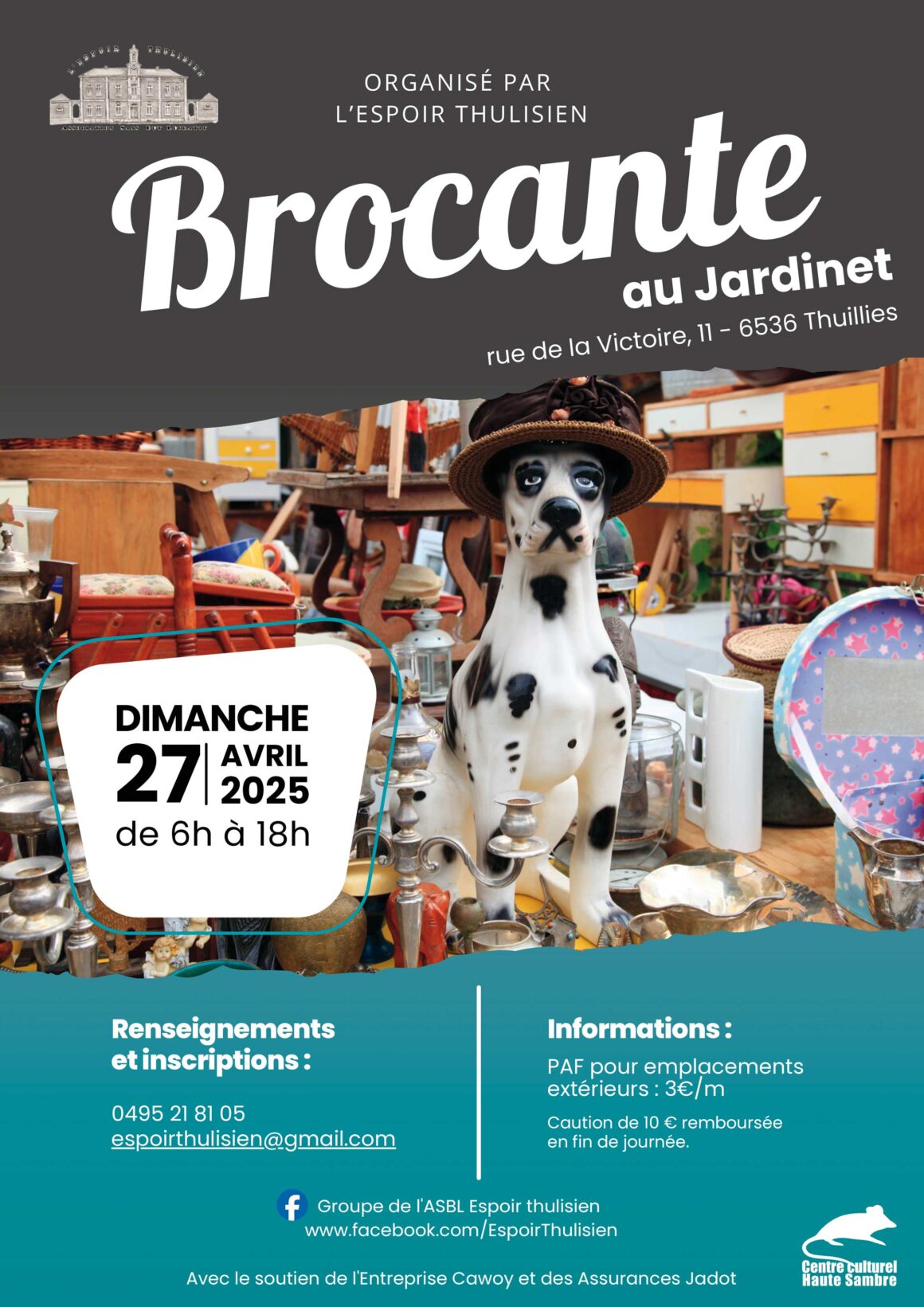 Brocante à Thuillies