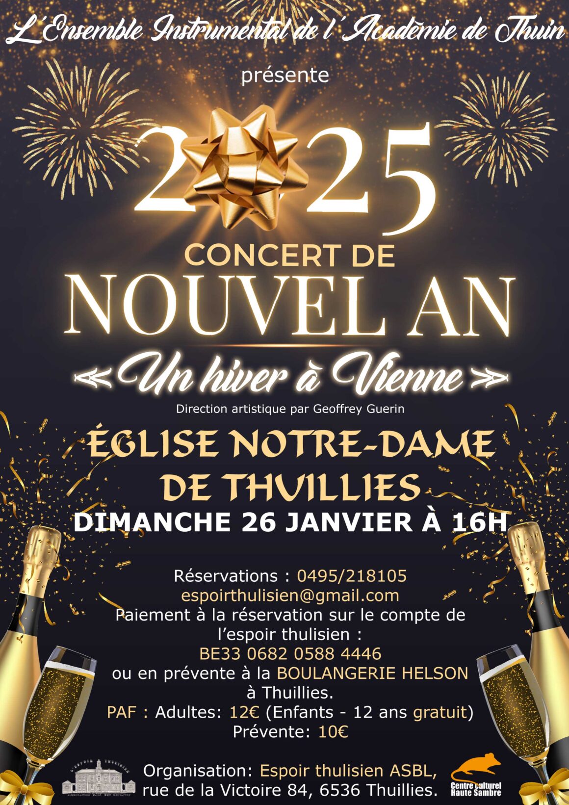 Concert de nouvel an 2025 à Thuillies