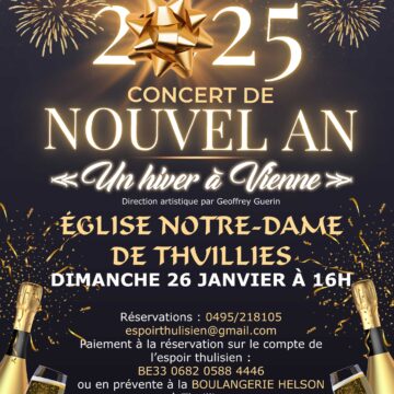 Concert de nouvel an 2025 à Thuillies