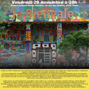 Les Artistes de Thudinie : Conférence avec projections.